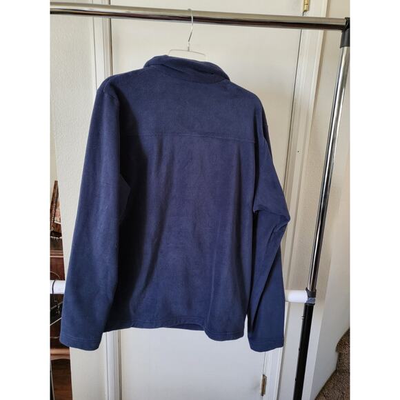 Columbia Mens Full Zip Fleece Jacket Size Large Navy Blue XM2859 - Picture 3 of 4
